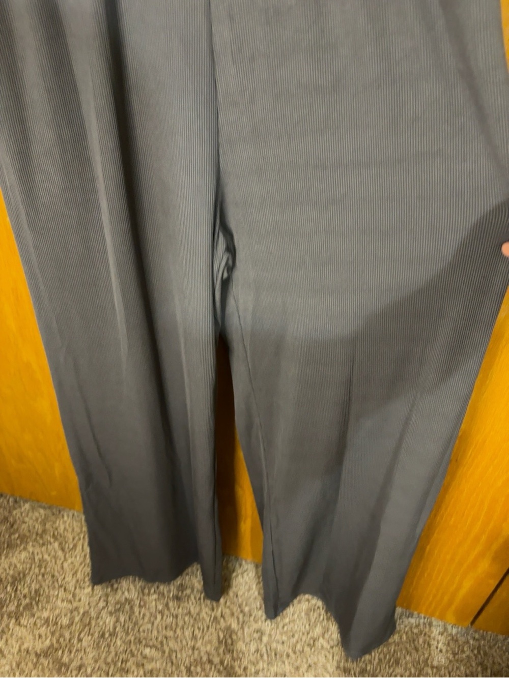 Cider Sleeveless Wide-Leg Jumpsuit in Charcoal Gray - Picture 6 of 10